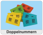 Preview: Doppelnummern "neutral" - VPE 1000 - Großmenge ab 100.000 Stück